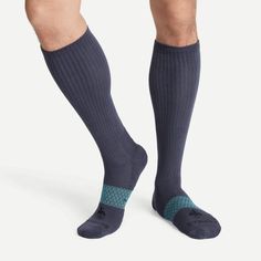 Men's Everyday Compression Sock 3-Pack (15-20mmHg) – Bombas Comfortable Knee-high Sports Socks, Sporty Midweight Anti-odor Socks, Sporty Anti-odor Midweight Socks, Breathable Sporty Socks, Gray Sporty Socks With Arch Support, Sporty Gray Socks With Arch Support, Sporty Midweight Breathable Socks, Breathable Compression Knee-high Socks, Breathable Comfortable Knee-high Socks