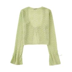 Product Details: Fabric: Acrylic colour type: Green Style: cardigan Length: short Size information: Size: S M L （Unit: cm） Size Shoulder Bust Sleeve S 41 94 62 M 42 98 63 L 43.5 104 64.5 Prevention: 1. Asian size is 1 to 2 sizes smaller than European and American. If your size is between two sizes, please choose the larger size. Please allow 2-3cm differences due to manual measurement. 2. If you don`t know how to choose the size, please check the size chart carefully before buying the item, plea Summer Green Open Knit Sweater, Spring Fitted Textured Knit Cardigan, Spring Textured Knit Fitted Cardigan, Fitted Green Cardigan For Summer, Green Textured Knit Top For Spring, Green Fitted Casual Cardigan, Chic Green Knit Top For Spring, Fitted Green Casual Cardigan, Spring Green Textured Knit Top