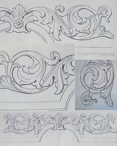 some type of design that is being used to create an ornamental ornament pattern