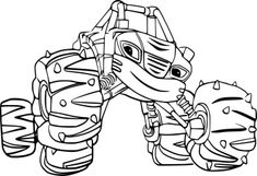 the monster truck coloring pages for kids