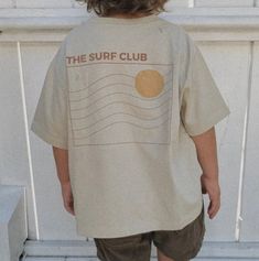 THE SURF CLUB Tee 100% relaxed cotton All our items are made to have an oversized, relaxed fit. If you prefer a more snug fit, we suggest sizing down.   unisex, surfer boy, beach baby clothes, Hawaii, Malibu baby, relaxed toddler, laid back baby, minimalist boho baby | Aesthetic Baby Clothes| gift for girls | gift for boys, Gift for baby, Toddler Christmas gift Relaxed Fit T-shirt For Playwear And Summer, Cotton Relaxed Fit Tops For Playwear, Beige Tops For Summer Playwear, Relaxed Fit Cotton T-shirt For Playwear, Beige Cotton Tops For Playwear, Casual Beige Tops For Playwear, White Organic Cotton Tops For Playwear, Summer Cream Tops For Playwear, Cream Summer Tops For Playwear