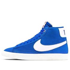 Nike Blazer Mid QS ST Game Royal CK1906-400 Nike Blazer Mid, Nike Blazers Mid, Blazer Mid, Latest Sneakers, Hi Top, Nike Blazer, Nike Cortez Sneaker, Clothing Styles, New Nike