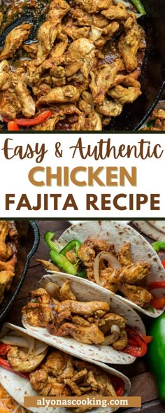 easy and authentic chicken fajita recipe is the perfect way to use up leftover tortillas