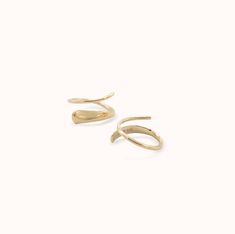 Just like magic - these 14k solid gold twist earrings give the illusion of an extra piercing. Twist Earrings, Passion For Life, Bar Studs, Disco Balls, Travel Jewelry Case, Gold Piece, Chic Jewelry, Travel Jewelry, Jewelry Case