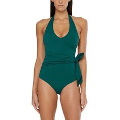 About The Brand: Simple, Purposeful Apparel Made For Easy Living. Elena One-Piece In Jungle Green Design Details: Hidden Unpadded Underwire, Wrap Style, Low Leg Opening, Full Coverage 80% Nylon 20% Spandex Hand Wash Imported Elegant V-neck Tie Back Swimwear, Elegant Green Swimwear For Beach Season, Elegant Green Swimwear For Party, Elegant Green Fitted Swimwear, Elegant Beach Season Tankini, Elegant Green Sleeveless Swimwear, Elegant Green Triangle Top Swimwear, Elegant Fitted V-neck Tankini, Chic Green Halter Neck Swimwear