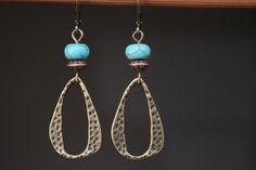 Turquoise Earrings Boho Earrings Dangle Earrings Drop Earrings Boho jewelry Brass Earrings Christmas Gifts For women Gift for her Gifts Color : Turquoise howlite beads Finish : Antiqued Brass textured hoop ( 28 mm ) Size : 2 inches including the antiqued brass lever backs Available with Green Malachite and Turquoise Antique copper : https://www.etsy.com/listing/203762666/copper-earrings-turquoise-earrings https://www.etsy.com/listing/205344048/green-earrings-malachite Thanks for looking Nickel-free Teardrop Beaded Brass Earrings, Nickel-free Brass Beaded Teardrop Earrings, Nickel-free Brass Teardrop Beaded Earrings, Bohemian Brass Teardrop Earrings With Ear Wire, Bronze Brass Beaded Earrings With Ear Wire, Teardrop Brass Beaded Earrings With Ear Wire, Vintage Teardrop Beaded Earrings Nickel Free, Bronze Dangle Beaded Brass Earrings, Handmade Bronze Brass Teardrop Earrings