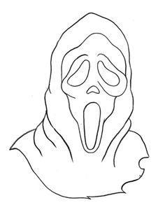 a black and white drawing of a person wearing a hoodie with his mouth open