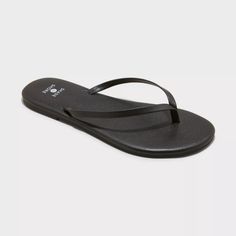 Women's Cali Flip Flop Sandals - Shade & Shore™ Black 7 : Target Trendy Lightweight Spring Flip Flops, Adjustable Toe Post Flip Flops For Summer Outings, Lightweight Synthetic Flip Flops For Spring, Adjustable Synthetic Jelly Sandals For Beach Season, Adjustable Lightweight Beach Flip Flops, Adjustable Lightweight Flip Flops For The Beach, Synthetic Toe Post Flip Flops For The Beach, Lightweight Toe Post Flip Flops For Spring, Lightweight Adjustable Flip Flops For Spring