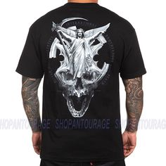 This Is 100% Authentic And Brand New Sullen Item With All Original Tags Attached. Sullen Etched In Stone Standard Scm4646 Short Sleeve Men`S Skull T-Shirt Material: 100% Cotton. This Garment Made With High Quality, Soft And Light Weight Cotton Fabric Which Provides Breathable And Comfortable Wearing Experience. Features: Crew Neck T-Shirt. Tag Less For Maximum Comfort. Custom Double Dye Tee. Set-In Rib Collar With Shoulder-To-Shoulder Taping. Double-Needle Sleeve And Bottom Hem. Preshrunk To Min Skull Graphic Tee For Streetwear, Black Skull T-shirt With Relaxed Fit, Relaxed Fit Skull Print Shirt For Streetwear, Black Skull Print Shirt For Streetwear, Edgy Black Shirt With Skull Print, Black Shirt With Skull Print For Streetwear, Alternative Black Shirt With Skull Print, Black Alternative Style Shirt With Skull Print, Black Gothic Shirt For Streetwear