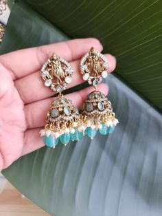 Fine Victorian Kundan Jhumka with CZ stones and uncut Polki Kundan stones Surely a statement Jhumka earringThe earring has very fine quality and craftmanship and also has a very elegant look pictures cannot do justice to how beautiful this jhumka earrings is . Length 2.5 inches Diwali Reception Drop Jhumkas Earrings, Diwali Reception Drop Jhumkas, Fusion Kundan Jhumkas Drop Earrings, Kundan Fusion Jhumkas, Fusion Style Kundan Jhumkas, Heavy Drop Jhumkas For Reception, Stone Work Drop Jhumkas For Reception, Stone Work Jhumkas For Reception, Heavy Jhumkas For Reception