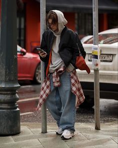 Hiphop Style Outfits, 대학생 스타일, Baggy Jeans Outfit, People Clothes, Street Fashion Men Streetwear, 가을 패션