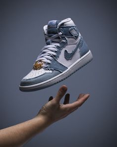 Jordan 1 High Denim, Nike Jordan 1 High, Name Hoop Earrings, Natural Hair Removal, Wmns Air Jordan 1, Nike Jordan 1, Hit Different, Jordan 1 High Og, Air Jordan 1 Retro High Og