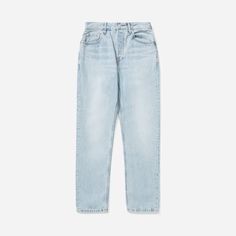 Women’s ’90s Cheeky Jean | Everlane Everyday Flare Jeans With Straight Hem In Rigid Denim, High Rise Mom Fit Rigid Denim Jeans, Tapered High Rise Jeans In Rigid Denim, High Rise Tapered Rigid Denim Jeans, High Rise Rigid Denim Jeans For Streetwear, Everyday Straight Fit Cropped Jeans In Rigid Denim, Classic High Rise Rigid Denim Jeans, Everyday Rigid Denim Jeans With Standard Cut Leg, Classic Rigid Denim Flare Jeans For Everyday