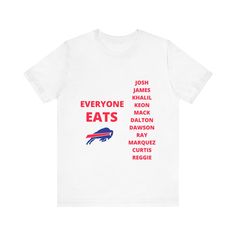 Show your support for the Buffalo Bills with this fan t-shirt for the 2024 season. Made with 100% Airlume combed and ring-spun cotton, this lightweight tee is perfect for active and leisure wear. The retail fit and classic crew neckline make it versatile for casual and semi-formal settings. Ideal for Buffalo Bills fans gearing up for the season. Product features - 100% Airlume combed and ring-spun cotton - Lightweight fabric (4.2 oz/yd²) - Retail fit for casual and semi-formal wear - Available in various fabric blends for different colors - Manufactured in a sustainable and humane way by Bella+Canvas Care instructions - Machine wash: cold (max 30C or 90F) - Non-chlorine: bleach as needed - Tumble dry: low heat - Iron, steam or dry: medium heat - Do not dryclean Semi Formal Wear, Buffalo Bills, Team Shirts, Nfl Football, Leisure Wear, Buffalo, Nfl, Favorite Outfit, Adult Outfits