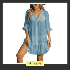 in stock Swim Cover Up Dress, Swim Cover, Cover Up Dress, Pastel Blue, Cover Up, Pick Up, In Store, Buy Online, Swimming