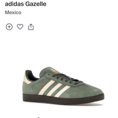 Men’s 5.5, Fits Like A Women’s 7. Bought On Stock X Authenticity Guaranteed. Just Trying To Make Back What I Paid. Open To Reasonable Offers. Green Gazelle, Mexico Shoes, Cleats Shoes, White Running Shoes, White Shoes Sneakers, Adidas Boost, Womens Golf Shoes, White Sneakers Women, Pink Sneakers