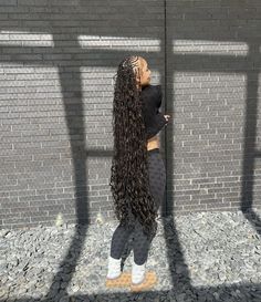 Good Protective Hairstyles, Black N Brown Braids, Exotic Braids Hairstyles, Hairstyles For Fall Black Women, Long Braids Black Women, Notlessbox Braids Styles Long, Long Hairstyles Black Women, Soft Locs With Curls, Blonde And Black Braids