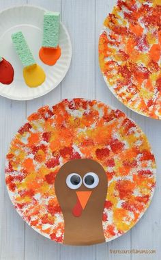 paper plate turkey craft for kids to make