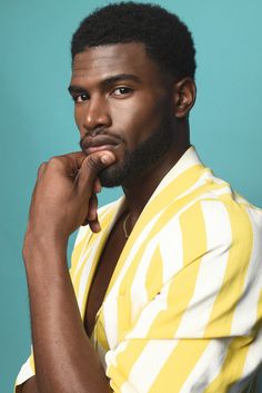 Model Broderick Hunter on Success, Self-Worth & Why He Champions So Hard for Black Women Success Women, Broderick Hunter, Male Portrait Poses, Black Male Models, Black Men Beards, Male Models Poses, Black Beards, African Models, Black Man