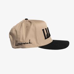 3D Embroidered Artwork 65% polyester 35 % cotton Snapback closure Embroidered Artwork, More And Less, Detail Shop, Snap Back, Snap Backs, Snapback Cap, Back To Black, Hats, Black