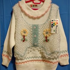 Elegant Girl's Sweater With An Attached Vest, Very Stylish And Shimmering Mood Clothes, Elegant Girl, Girls Sweaters, Fashion Girl, Ugly Sweater, Cute Fashion, Clothing Patterns, Colorful Sweaters, Kids Shirts