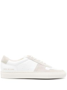 white/ecru calf leather/calf suede colour-block panelled design round toe perforated toebox numbers stamp to the side padded ankle branded leather insole partial lining flat rubber sole front lace-up fastening This piece comes complete with a protective dust bag. Cream High-top Sneakers With Leather Sole, Cream Low-top Sneakers With Leather Sole, Cream Sneakers With Leather Sole For Streetwear, Classic Cream High-top Sneakers, Classic White Suede Sneakers, Classic White High-top Sneakers With Textured Sole, Classic White Custom Sneakers In Calf Leather, White Suede High-top Sneakers With Perforated Toe Box, White Calf Leather Sneakers With Textured Sole