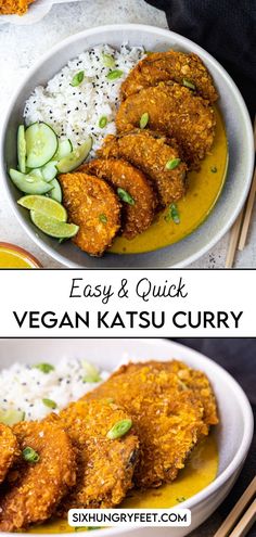 Vegan Katsu Curry Vegan Katsu, Vegan Katsu Curry, Katsu Curry, Quick Vegan, Sweet Potato, Plant Based, Potato, Diet