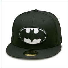 New Era Batman Fitted "Black/White" - Brand New - 100% Authentic - Super Fast Shipping Key Features - Officially Licensed Product - Manufactured By New Era - Black/White - 100% Wool - Grey Undervisor - Batman Logo On The Back - Rare & Exclusive (Collector's Item) Notice - If you happen to be unsatisfied with your purchase for any reason, please contact us before leaving us a negative feedback, as we will try our best to resolve your issue and prevent further mistakes. Shipping Domestic (50 state Black Brimmed Fitted Hat, Novelty Black Hat With Flat Bill, Black Novelty Snapback Hat, Novelty Black Flat Bill Baseball Cap, Black Hip Hop Baseball Cap For Fan Merchandise, Black Hip Hop Baseball Cap For Fans, Black Hip Hop Style Baseball Cap Fan Merchandise, Black Hip Hop Hat For Fan Merchandise, Batman Logo