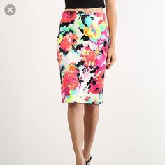 Open To Offers! Lovely Bright Flower Design Pencil Skirt Nwt Never Worn Size Note: Tag Says Small, But Can Definitely Fit Someone Who Usually Wears Medium. I Am Usually A Medium And This Fits Me Well. Can Post Measurements If Requested. Multicolor Floral Print Pencil Skirt, Multicolor Floral Pencil Skirt, Floral Print Pencil Mini Skirt For Summer, Floral Print Pencil Skirt For Day Out, Multicolor Midi Pencil Skirt For Summer, Multicolor Spring Midi Pencil Skirt, Summer Floral Print Pencil Skirt, Multicolor Pencil Skirt For Spring, Trendy Spring Lined Pencil Skirt