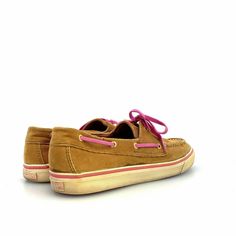 Step into effortless style and comfort with the Sperry Top-Sider Womens Corduroy Boat Shoes. Crafted from soft, durable corduroy in a charming Brown/Pink colorway, these shoes are perfect for the modern woman who values both fashion and functionality. Whether you're strolling along the shore or enjoying a casual day out, these boat shoes will elevate your look while providing the support you need.Sperry Top-Sider Womens Corduroy Boat Shoes Stylish Design: Featuring a trendy corduroy material, th Spring Suede Boat Shoes With Round Toe, Casual Suede Boat Shoes For Spring, Casual Suede Boat Shoes, Casual Suede Slip-on Boat Shoes, Casual Low-top Boat Shoes For Spring, Casual Suede Lace-up Boat Shoes, Casual Lace-up Boat Shoes, Pink Suede Casual Sneakers, Casual Pink Suede Sneakers