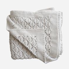 A soft and beautiful organic cotton baby blanket in a soft cloud grey, this is the perfect baby shower or newborn gift.Approximately 100cm x 75cm. Cotton Baby Blanket, Heirloom Blanket, Knit Baby Blanket, Baby Shawl, Knitted Baby Blanket, Cotton Baby Blankets, Granny Square Blanket, Square Blanket, Knitted Baby Blankets