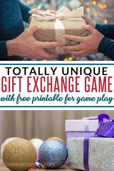 the ultimate gift exchange game with free printables for games and gifts to play