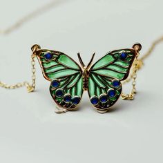 Elegant Green Jewelry With Black Enamel, Elegant Yellow Gold Enamel Charm Necklaces, Elegant Rose Gold Enamel Jewelry, Handmade Yellow Gold Enamel Necklaces, Blue Jewelry With Black Enamel For Formal Occasions, Handmade Yellow Gold Enamel Necklace, Gold Plated Green Jewelry With 17 Jewels, Elegant Rose Gold Enamel Necklaces, Elegant Rose Gold Enamel Necklace