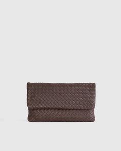 Italian Leather Handwoven Convertible Clutch Intrecciato Weave Clutch Pouch For Travel, Modern Leather Clutch With Intrecciato Weave, Everyday Woven Leather Clutch, Classic Woven Leather Bags, Woven Leather Clutch Bag, Silk Pajamas Shorts, Silk Pajama Pants, Gold Chain Link Necklace, Silk Tee