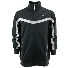 Nike Jordan Warm-Up Jacket. Knit, full-zip, long-sleeve warm-up jacket featuring contrast color inset across the front chest and down the sleeves. #dansbasketball #basketball #nike #jordan #fashion #afflink Jordan Jackets, Jordan Essentials, Athletic Performance, Jordans For Men, Track Jackets, Puma Jacket, Nike Jacket