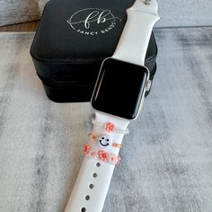 These super cute watch band accessories are suitable for Most Silicone band/leather bands. Designed as a loop ring that slides easily on your watch bands.( Compatible with Apple Watch Silicone Band suitable all Apple series 1-10 & SE, Samsung, & Versa Watch Bands. Cute Decorative Ring compatible for most Watch Bands suitable for Samsung Galaxy Watch5, Galaxy Watch4, 40mm 44mm/Classic 42mm 46mm, Galaxy Watch 3 41mm, Galaxy Watch5, Galaxy Watch4, 2mm, Samsung Watch Active 40mm/Active 2 40mm 42mm. Apple Watch Silicone Band, Cute Apple Watch Bands, Samsung Watch, Band Accessories, Cute Watches, Loop Bands, Mens Band, Silicon Bands, Boho Bracelets