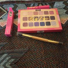 Tarte Big Ego Palette/ .15 Fl.Oz Mascara & Double Ended Shadow Brush All New In Package I Took The Mascara Out Of The Box To Show In Pics. Questions? Feel Free To Ask. Always Open To Offers. :) Tarte Big Ego Palette, Big Ego, Tarte Makeup, The Box, Womens Makeup, Feel Free, Makeup, Pink, Color