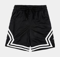 Run, jump and play in these Jordan Dri-FIT shorts. This classic style is breathable and lightweight so you can keep at it in comfort. Breathable Black Shorts, Black Breathable Bottoms With Short Leg, Black Moisture-wicking Shorts With Short Leg, Black Moisture-wicking Shorts Short Length, Black Moisture-wicking Shorts, Moisture-wicking Black Shorts Short Length, Moisture-wicking Black Shorts, Black Moisture-wicking Knee-length Shorts, Black Sportswear Shorts With Elastic Waistband