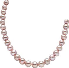 Pink Pearl Necklace With High Luster, High Luster Pink Pearl Necklace, Pink Akoya Pearl Single Strand Necklace, Formal Pink High Luster Necklace, Formal Pink Akoya Pearl Necklace, Classic Pink Round Pearl Necklace, Pink High Luster Pearl Necklace, Pink High Luster Round Pearl Necklace, Pink Akoya Pearl Necklaces With Round Beads