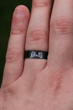 This elegant double skeleton pinky promise ring is built to last, crafted from resilient black stainless steel. Perfect for couples or best friends seeking a meaningful sign of their connection, this ring is sure to become a treasured reminder of their bond. Durable and damage-resistant, this symbolic piece is crafted from strong black stainless steel--a token that will stand the test of time. Product Details: Materials: Black Stainless Steel Color: Black Size: 6mm You will receive one hand-stam Black Stainless Steel Couple Rings For Promise, Hypoallergenic Stainless Steel Promise Ring, Adjustable Black Couple Rings For Promise, Black Stainless Steel Promise Jewelry, Black Stainless Steel Promise Ring, Black Open Couple Rings As Gift, Adjustable Black Couple Rings For Gift, Personalized Black Stainless Steel Rings, Minimalist Black Couple Rings For Anniversary