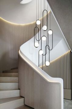 Modern LED Opal Glass Chandelier Modern Stairwell Chandelier, Chandeliers For Staircase, Hallway Lighting Design, Modern Chandelier Staircase, Void Pendant Lighting, Entry Pendant Light Entryway, Modern Entry Chandelier, Staircase Pendant Light, Modern Entryway Chandelier