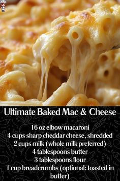 the ultimate macaroni and cheese recipe with instructions