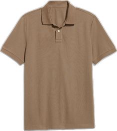 Casual Brown Polo Shirt With Collared Neckline, Classic Brown Polo Shirt With Collared Neckline, Classic Brown Polo Shirt, Brown Cotton Short Sleeve Polo Shirt, Brown Cotton Polo Shirt, Brown Cotton Polo Shirt With Polo Collar, Short Sleeve Polo Shirt With Placket For Work, Short Sleeve Polo Shirt For Work, Fitted Brown Cotton Polo Shirt