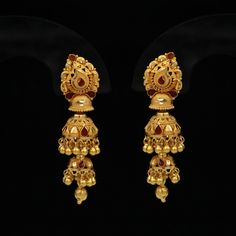 Beautiful 22 Karat Gold Handmade Earrings jhumki Traditional Design jewelry Gold Purity- 22k yellow Gold Length - 4.5 cm Width - 1.2 cm Weight - 10.65 grams approx 5 Grams Gold Earrings Indian, 4 Grams Gold Ear Rings Latest Design, 5 Grams Gold Earrings Designs, 10 Grams Gold Earrings Designs, 5 Grams Gold Earrings, 4 Grams Gold Ear Rings, 3 Grams Gold Earrings Indian, 2 Grams Gold Earrings Designs, Jhumki Earrings Gold