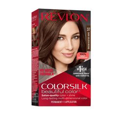 No mess, non-drip formula for easy to use at-home color application. ColorSilk Beautiful Color™ is the #1 hair color in the USA*. Ammonia-free hair color delivers 100% gray coverage and salon-quality color and shine. Achieve rich, long lasting hair color at home! Hair is left silky, shiny, healthy and in better condition than before you colored it after each box. Revlon’s 3D Color Gel Technology™ delivers natural looking, multi-tonal color root to tip providing definition and boosting hair’s dim Beautiful Hair Dye, Revlon Hair Color, Ammonia Free Hair Color, How To Dye Hair At Home, Revlon Colorsilk, Revlon Color, 3d Color, Hair Color Formulas, Long Hair Color