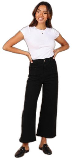 High Rise Bottoms For Workwear, Chic High-rise Pants With Pockets, Chic High Rise Pants With Pockets, High Waist Bottoms With Belt Loops, Versatile Black Mid-rise Bottoms, Versatile High Rise Bottoms For Fall, Versatile Black Bottoms With Belt Loops, Trendy High-rise Stretch Cargo Pants, Trendy High Rise Stretch Cargo Pants