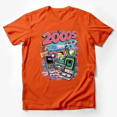 Y2K Nostalgia Retro Vibes T-Shirt, Early 2000s Party Fashion, Vintage Tech Graphic Tee, Unisex Male T-Shirt Custom graphic T-Shirt.Customize your color 2000s Party Fashion, Y2k Sublimation Print Short Sleeve T-shirt, 90s Style Summer T-shirt With Sublimation Print, 90s Inspired Short Sleeve T-shirt For Fans, 90s Inspired Short Sleeve T-shirt With Graphic Design, 90s Inspired Short Sleeve Graphic T-shirt, 90s Inspired T-shirt For Summer Fan Merchandise, 90s Inspired Fan Merchandise T-shirt For Summer, 90s Inspired Sublimation Print Short Sleeve T-shirt