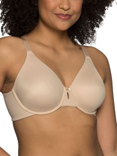 PRICES MAY VARY. The Vanity Fair Beauty Back Non-Padded Underwire Bra is the ultimate in smoothing Soft, 4-way stretch fabric provides amazing back smoothing 2-ply modesty lining for a natural shape Non-padded Smooth, seamfree cups provide the freedom to wear the most fitted clothing Fitted Clothing, Vanity Fair Bras, Women's Beauty, 4 Way Stretch Fabric, Natural Shapes, Underwire Bra, Vanity Fair, Beauty Women, Stretch Fabric