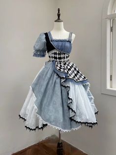 [Deadline for reservations: June 20] Alice in Wonderland Asymmetrical – Belchic Alice In Wonderland Items, Alice In Wonderland Dresses, Alice In Wonderland Clothes, Mad Hatter Dress, Wonderland Outfit, Alice In Wonderland Outfit, Asymetrical Dress, Alice And Wonderland, Alice Dress