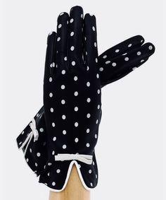 Polka Dot Gloves, Beautiful Gloves, Dots Fashion, Vintage Gloves, Polka Dots Fashion, Hand Gloves, Black Bridesmaid Dresses